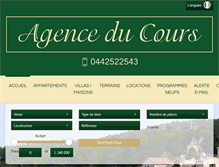 Tablet Screenshot of agenceducoursgardanne.com